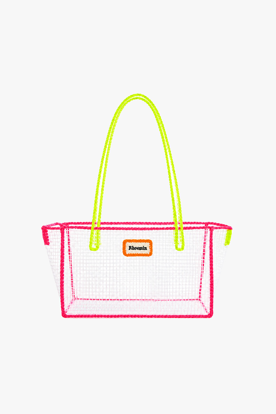 [PRE-ORDER]RHEEMIN x mimi salon BASKET BAGUETTE - Clear+Neon (8월 10일부터 순차 발송)